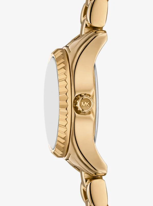 Michael Kors Mini Lexington Pavé Gold-Tone Watch 2