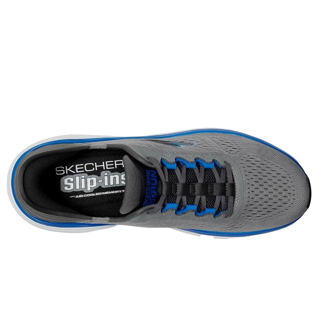 SKECHERS Max Cushioning Suspension- Linear Focus Grey / Blue  220940WW-GYBL Men
s 2