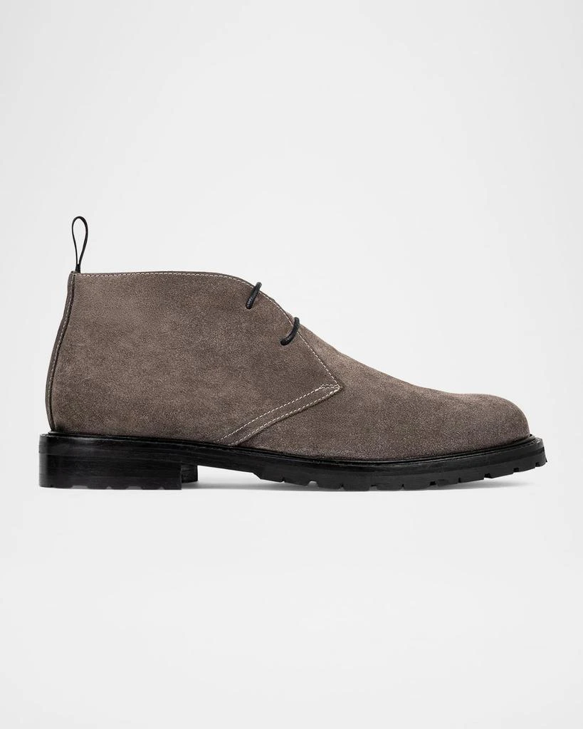 Donald Pliner Men's Suede Lug-Sole Chukka Boots 1