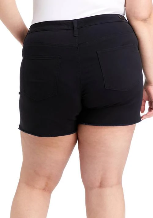 Crown & Ivy™ Ivy Plus Size Curvy Fit Denim Shorts 2