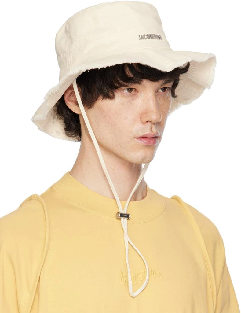Jacquemus Off-White Les Classiques 'Le bob Artichaut' Bucket Hat 2