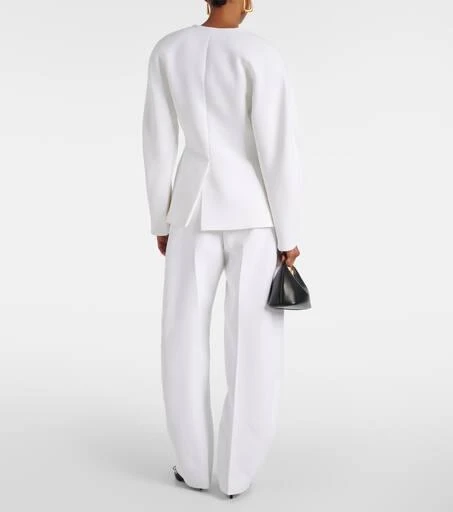 Jacquemus La Veste Ovalo cady jacket 3