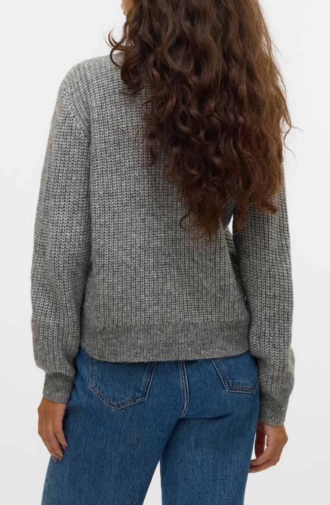 VERO MODA Universe Mock Neck Cable Sweater