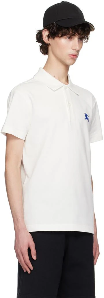 Burberry White Cotton Polo 2