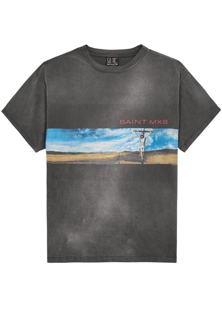 SAINT MXXXXXX MSX printed cotton T-shirt 1