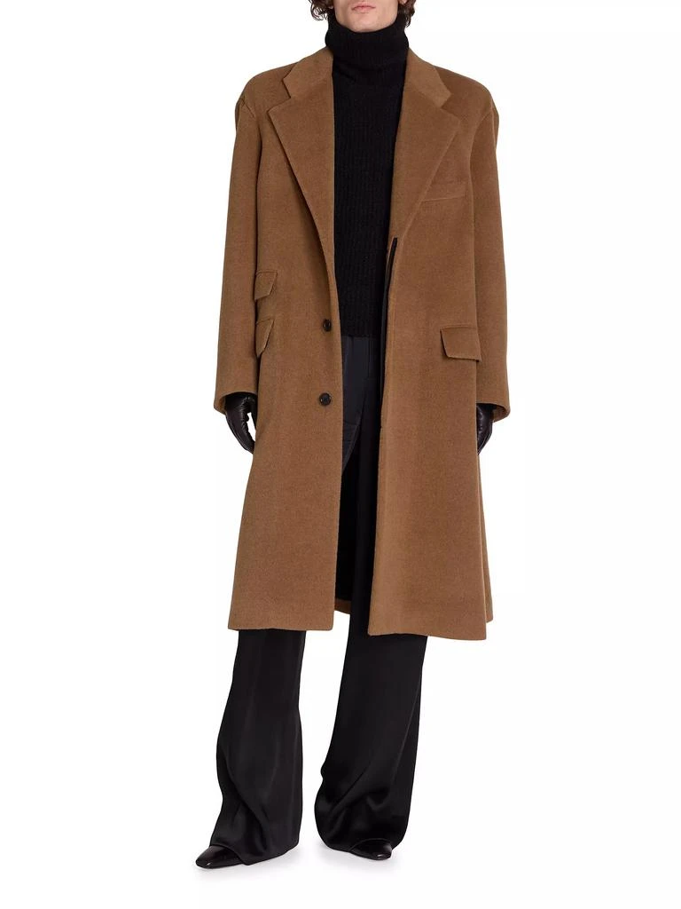 Yves Saint Laurent Oversized Coat in Wool 4
