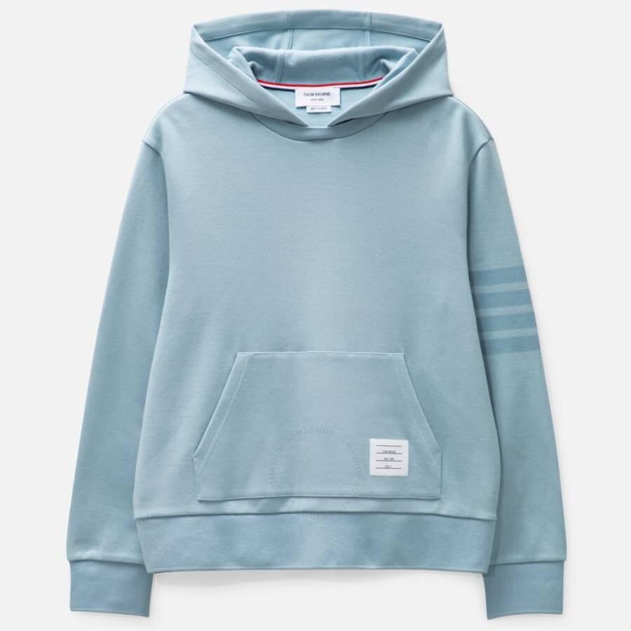パーカー・フーディ Thom Browne Drawstring Hoodie With Ribbed Cuffs Thom Browne Drawstring Hoodie With Ribbed Cuffs - Hoodies