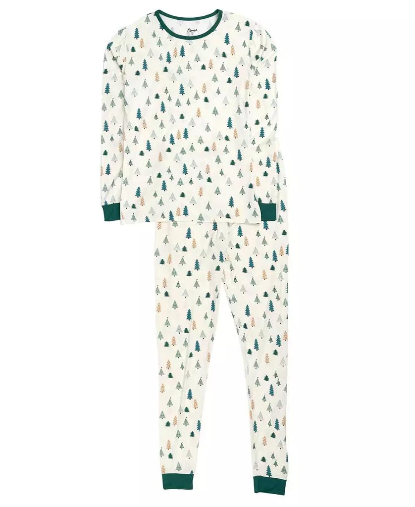 Leveret Kids Two Piece Viscose from Bamboo Holiday Pajamas