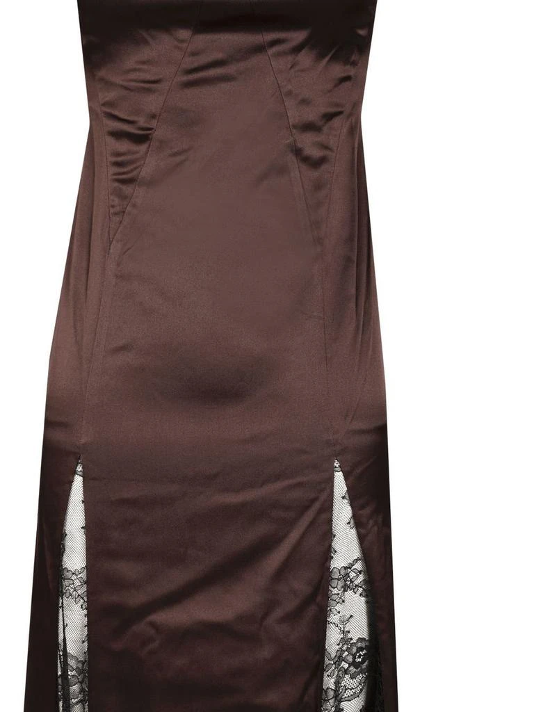 STAUD, Trinity Silk Dress in Earth, Size 8