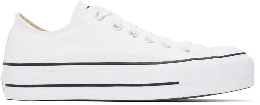 Converse White Chuck Taylor All Star Lift Low Top Sneakers 1
