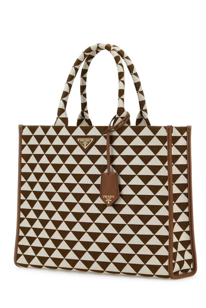 Prada Prada Triangle-Logo Tote Bag 3