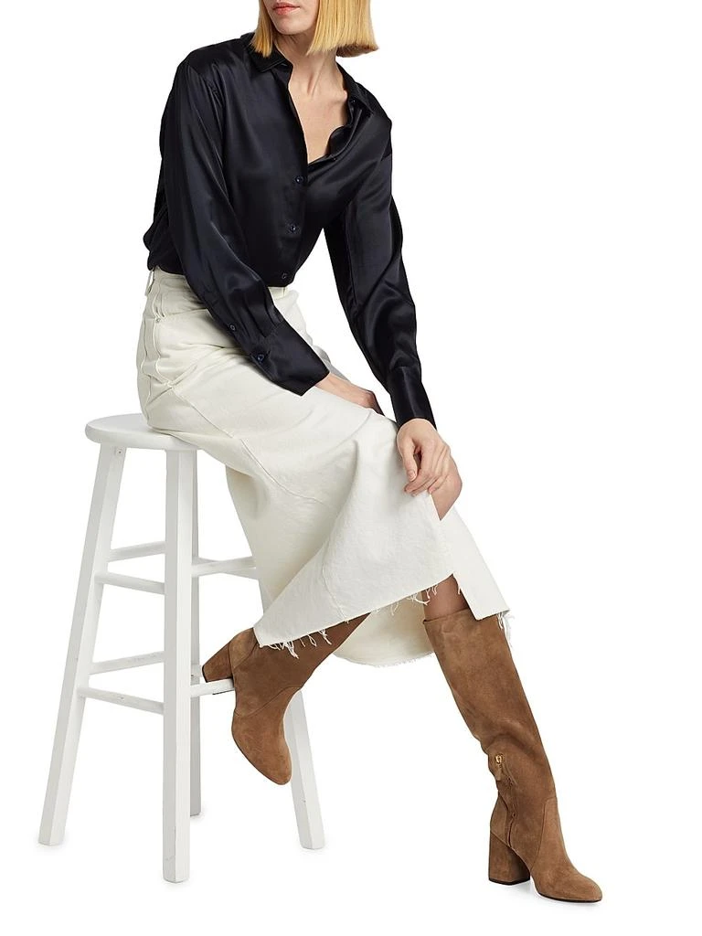 FRAME The Standard Silk Button-Up Shirt 2