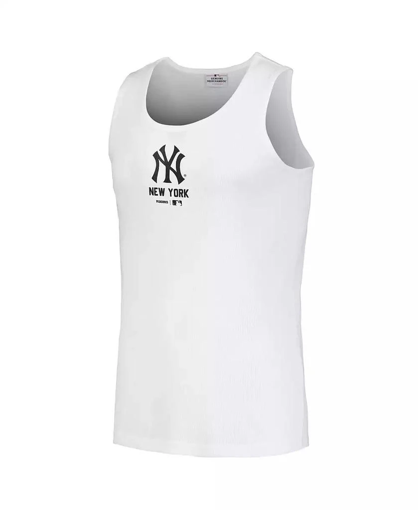 PLEASURES Men's White New York Yankees Two-Pack Tank Top 4