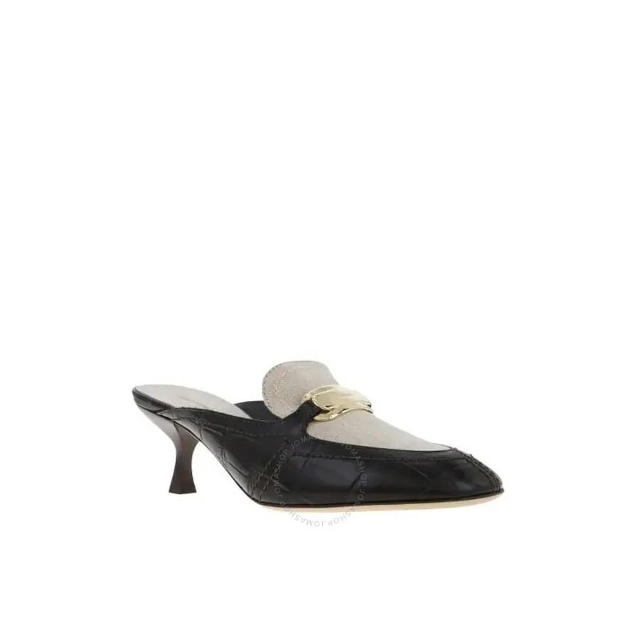 Salvatore Ferragamo Elodye Kitten Heel Mules 2