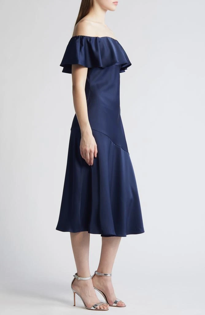 navy blue lace dress lulus Navy Blue Lace Midi Dress | Womens | Medium | 100% Polyester