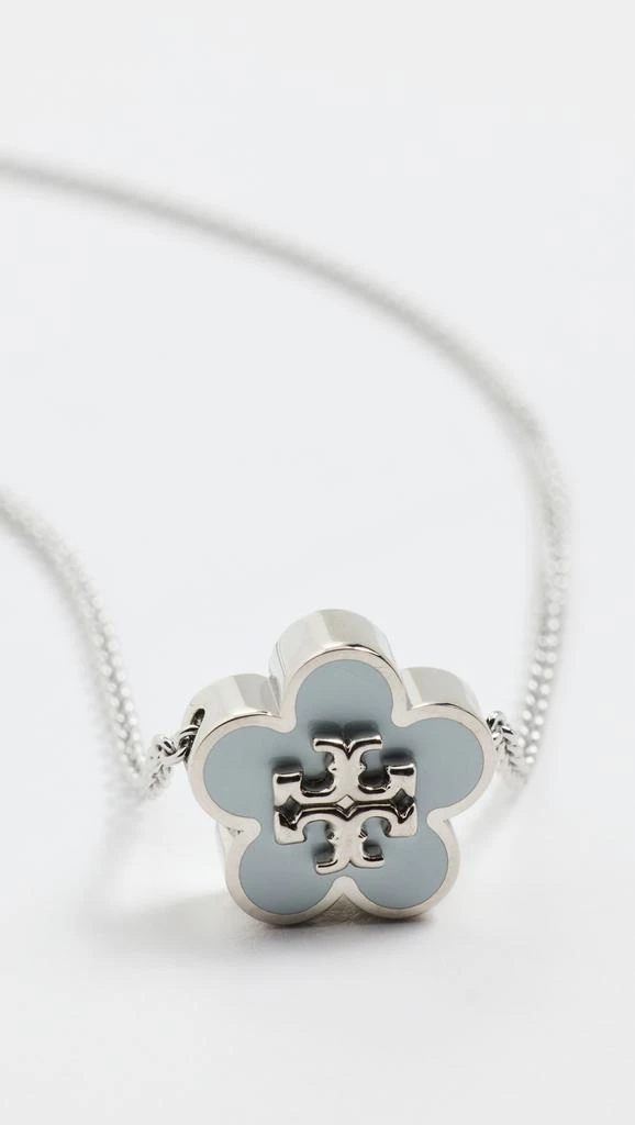 Tory Burch Kira Enamel Flower Pendant Necklace 4