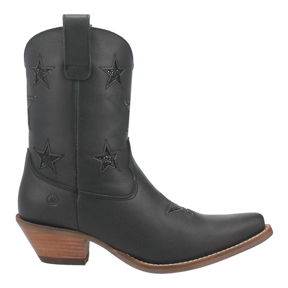 Dingo Star Struck Tooled Inlay Snip Toe Cowboy Booties 1