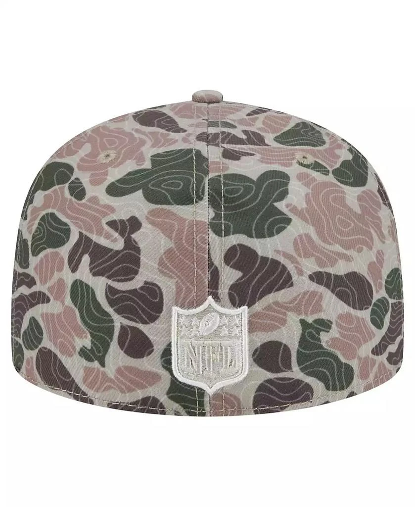 New Era Men's Camo Miami Dolphins Geo 59FIFTY Fitted Hat 3