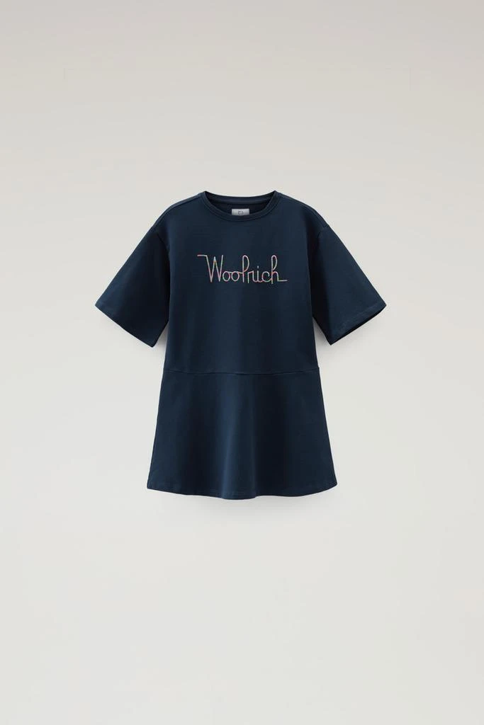 Woolrich Girls' Fleece Cotton Summer Dress - Girls - Blue 1