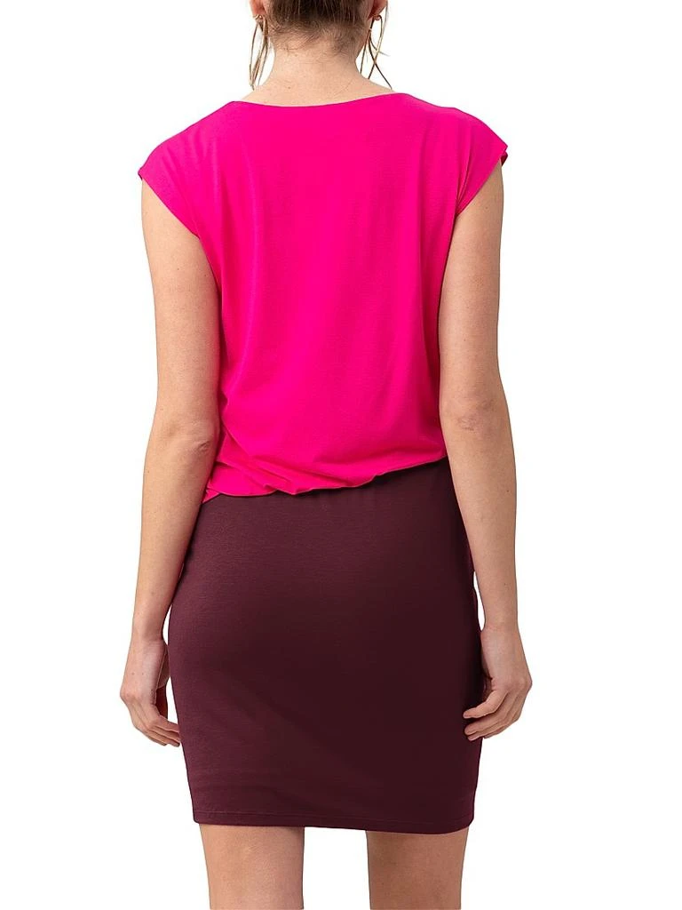 Trina Turk 5th Avenue Colorblocked Blouson Minidress 4