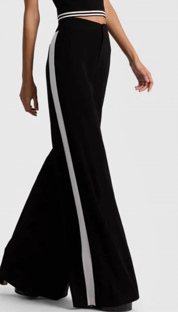 Alice + Olivia Alice + Olivia - Nessi Side-stripe Palazzo Pants 2