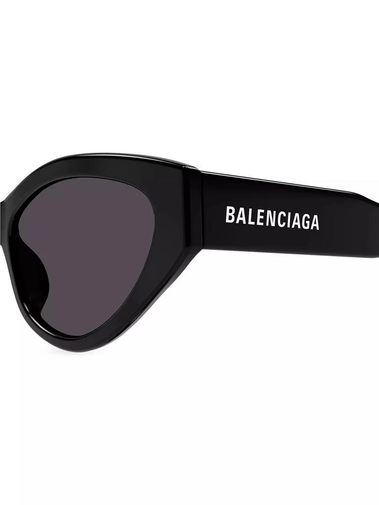 Balenciaga Flat 57MM Cat-Eye Sunglasses 3