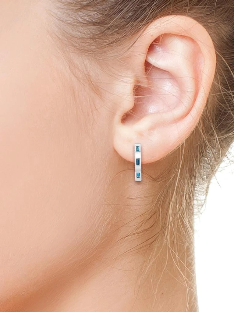 Effy ENY Sterling Silver 
London Blue Topaz Earrings 3