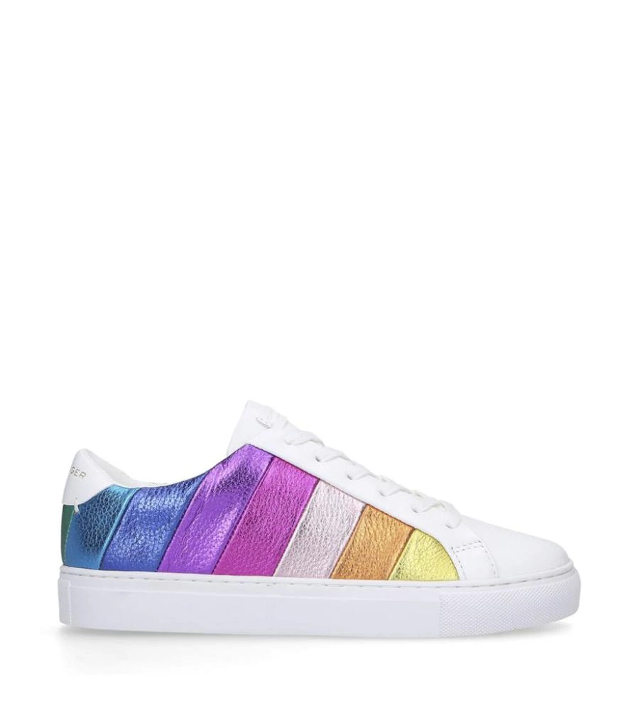 Kurt Geiger Leather Rainbow Lane Stripe Sneakers 1