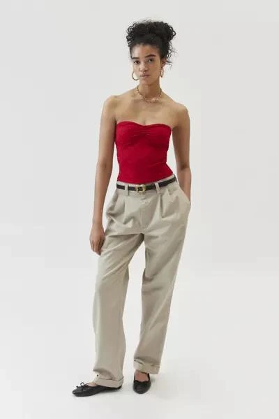Urban Renewal Urban Renewal Remnants Ruched Cutout Tube Top 2