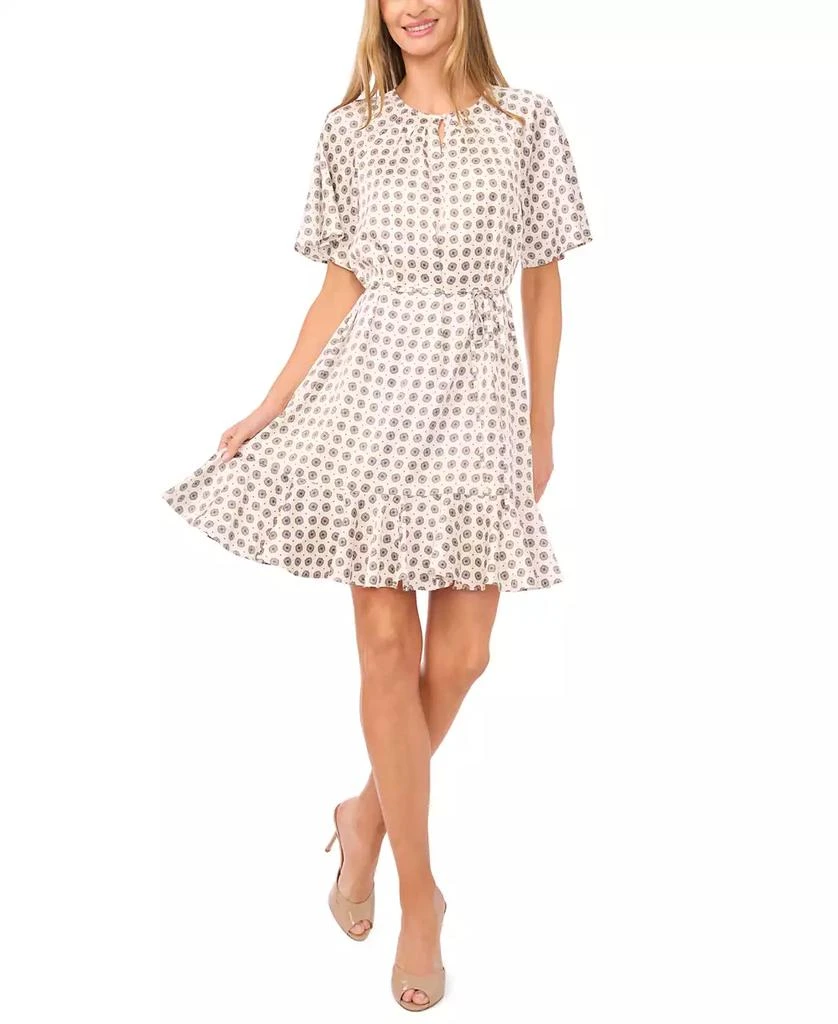 CeCe Raglan Skater Dress - New Ivory - M CeCe Raglan Skater Dress - New Ivory - M
