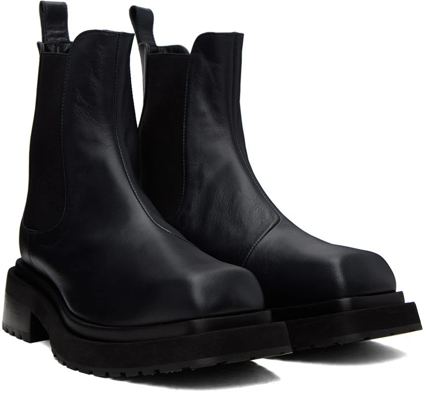 Eckhaus Latta Black Mike Chelsea Boots 4