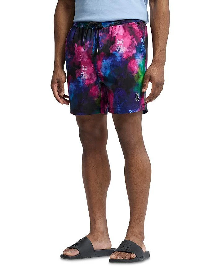Psycho Bunny Dokos Printed 5.75" Swim Trunks 3