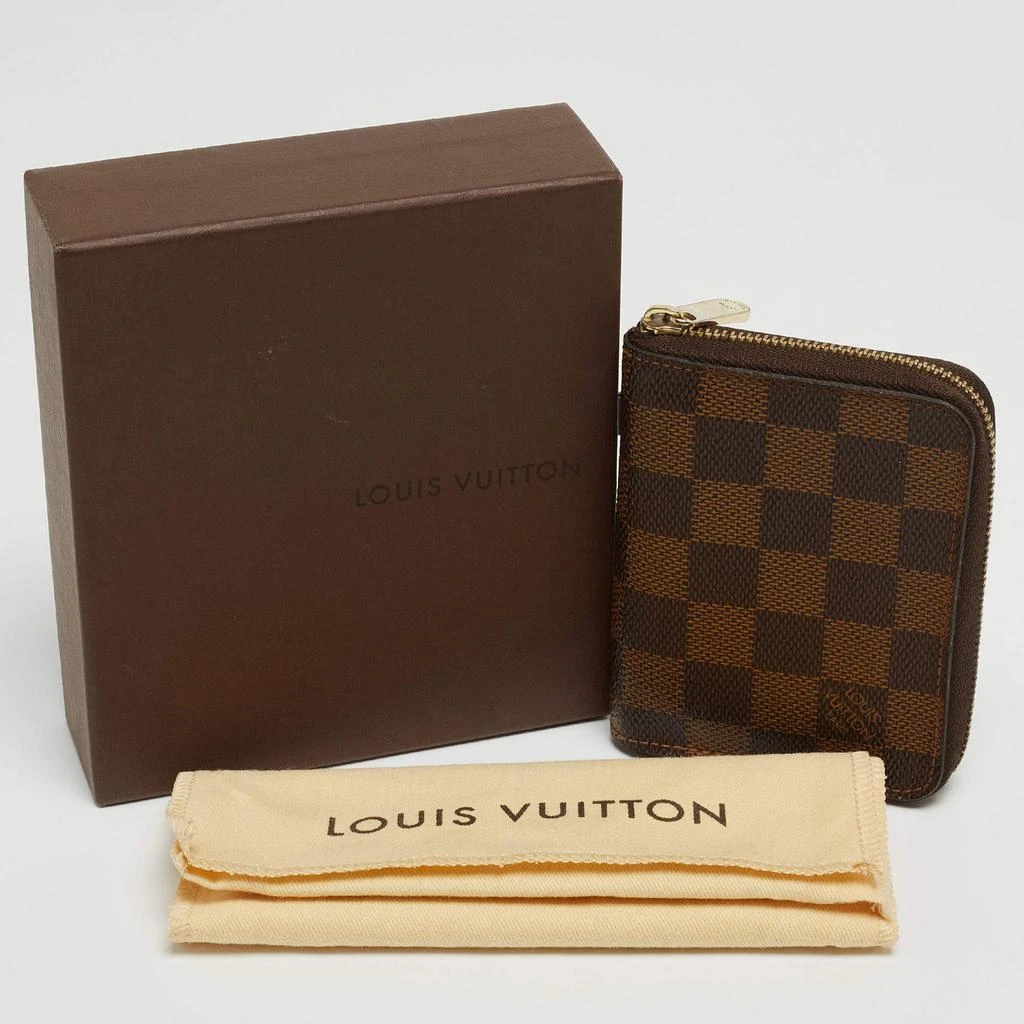 Louis Vuitton Louis Vuitton Damier Ebene Canvas Zippy Coin Purse 7