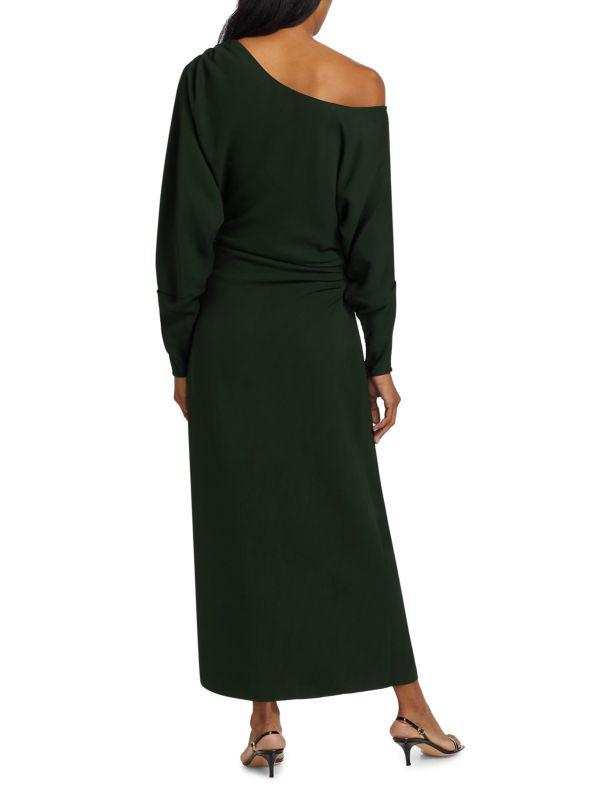 Tanya Taylor Georgie One-Shoulder Maxi Dress