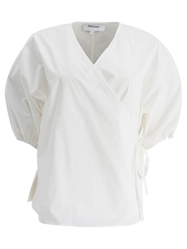 The Loom The Loom Wrap Puff Sleeve Top