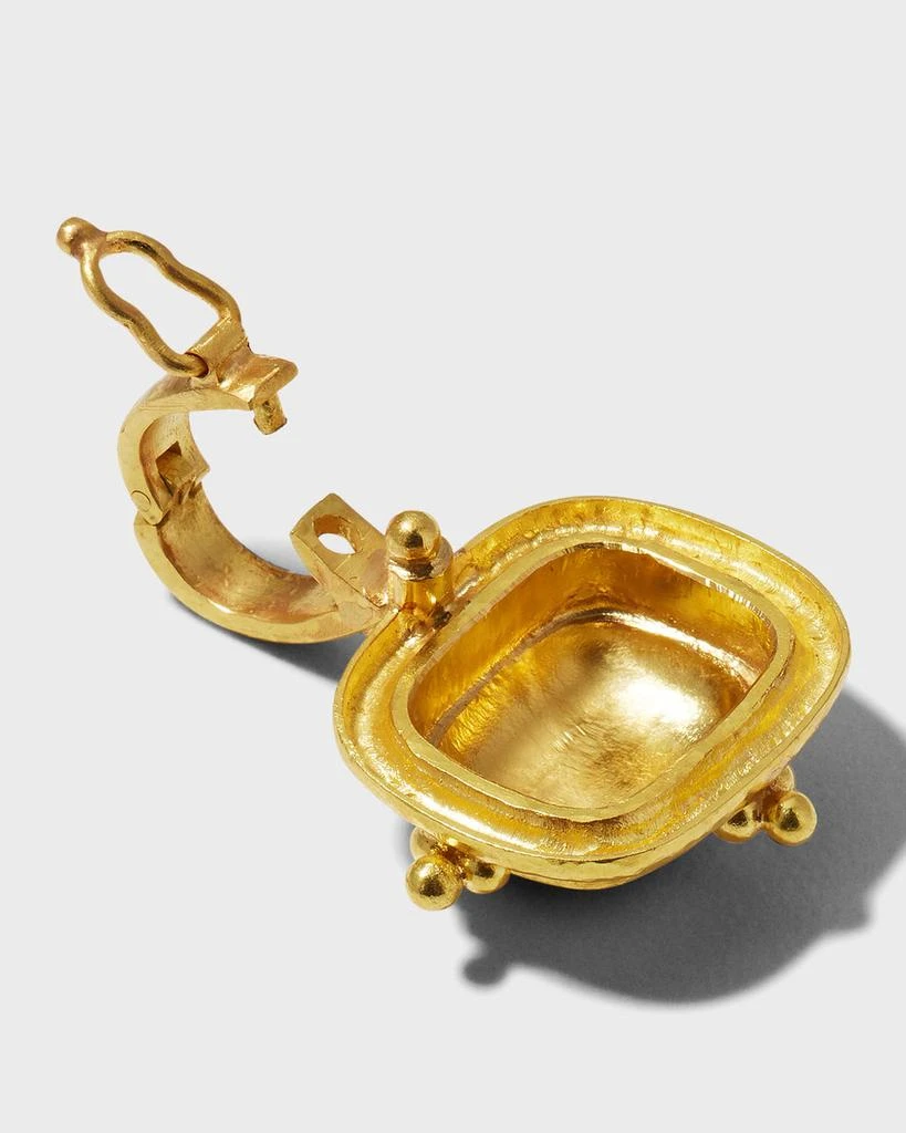 Elizabeth Locke 19K Gold Flat Bee Pendant 4