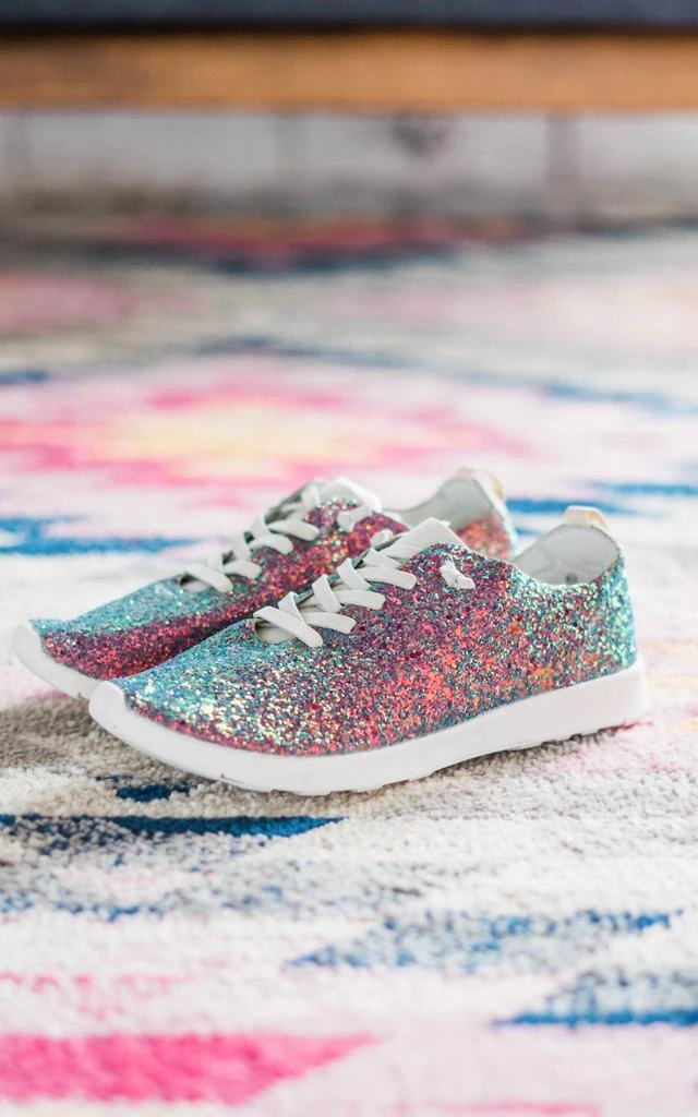 Not Rated Women's Mayo Glitter Sneakers 2