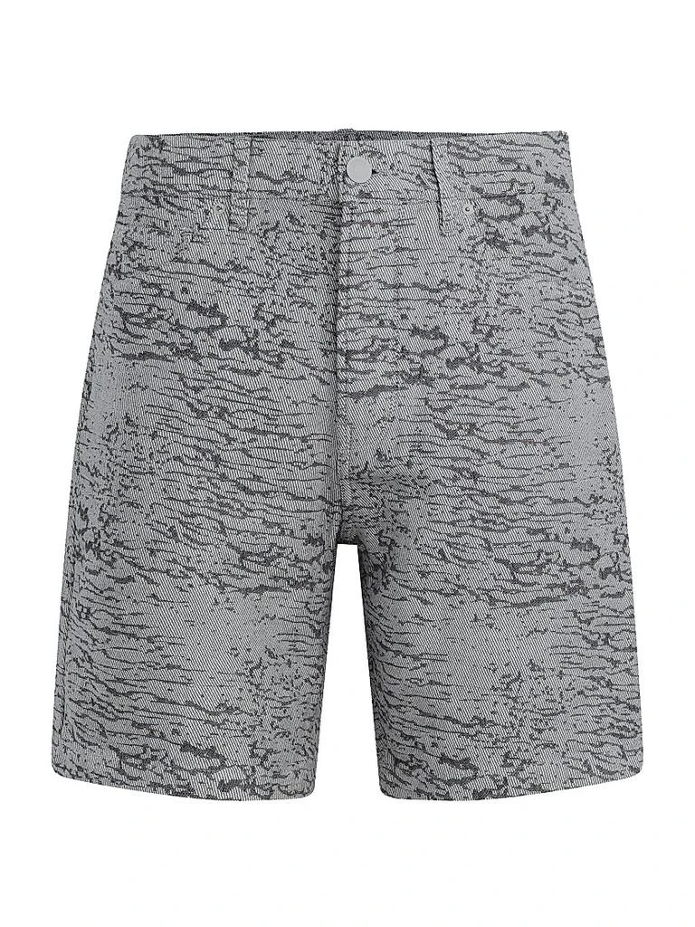 Hudson Clint Jacquard Denim Shorts 1