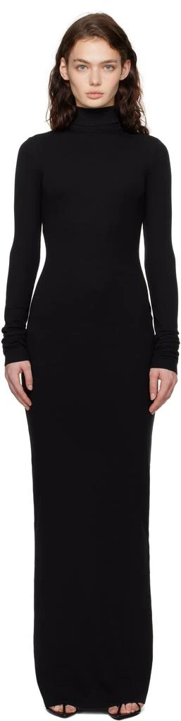TERNE Black Long Sleeve Turtleneck Maxi Dress - Dresses & Skirts - BeyondStyle TERNE Black Long Sleeve Turtleneck Maxi Dress - Dresses & Skirts - BeyondStyle