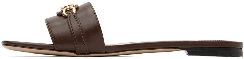 Tom Ford Brown Leather Slides 3