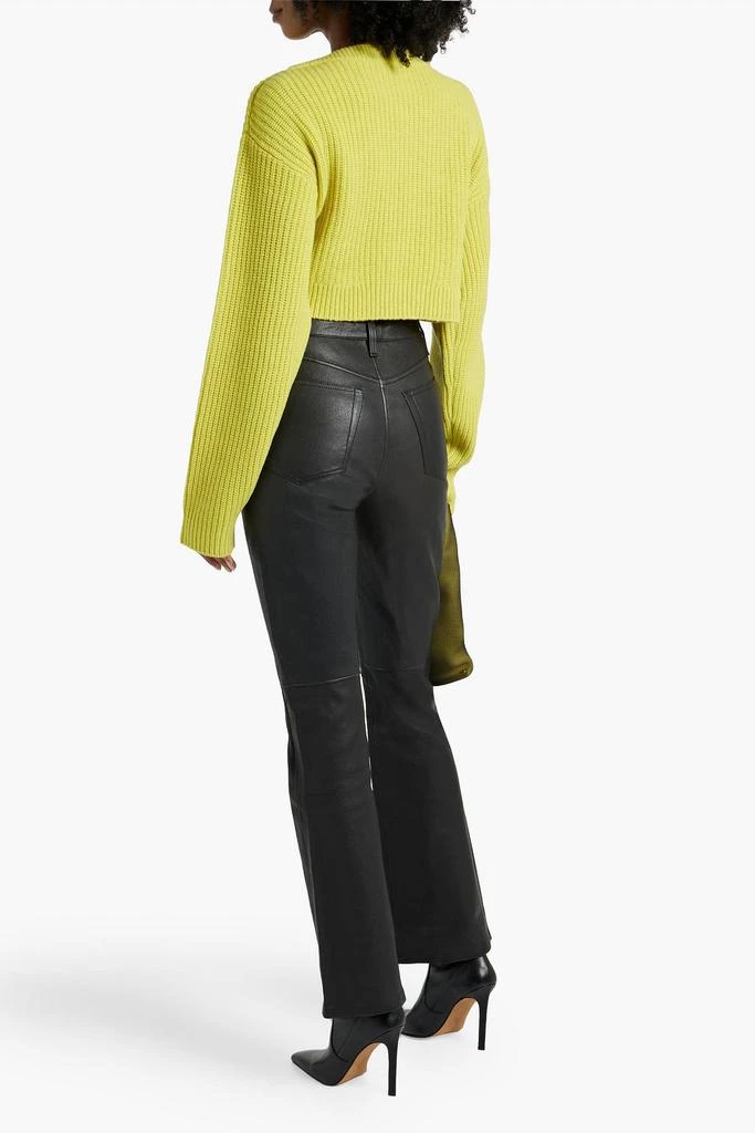 Re/Done Flared leather pants 3