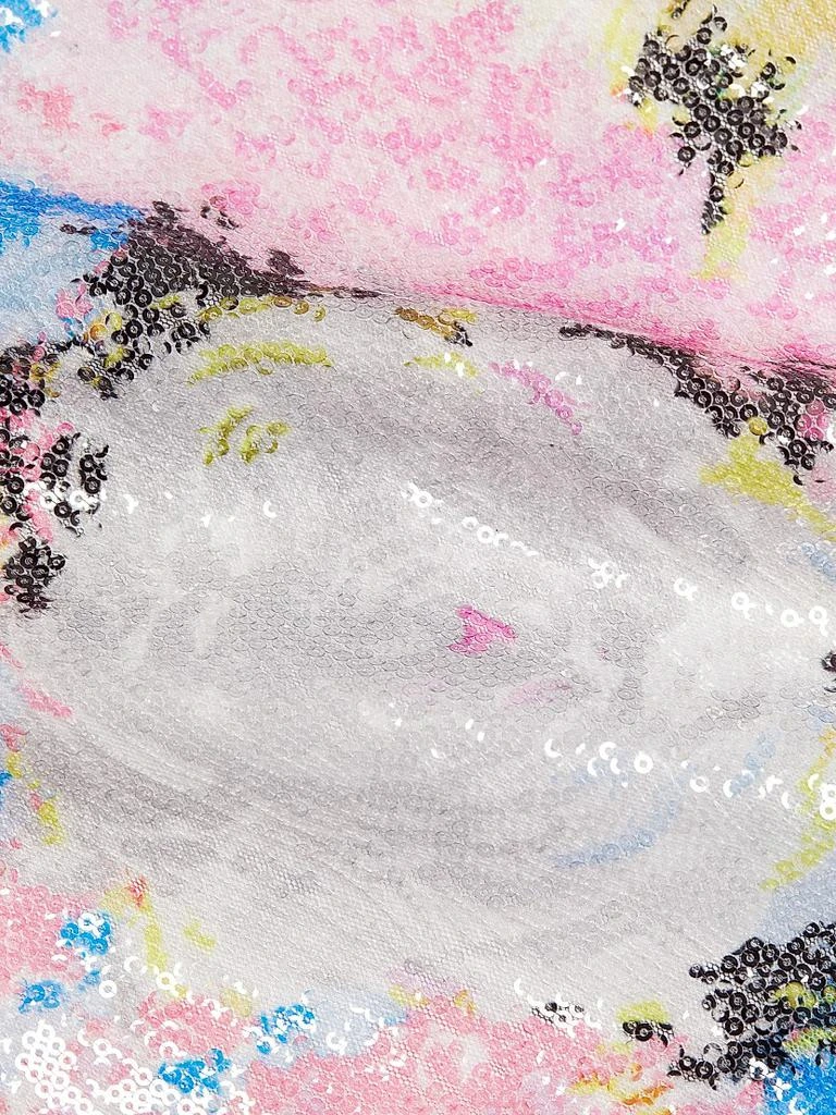 ROSETTA GETTY Sequin Floral Miniskirt 7