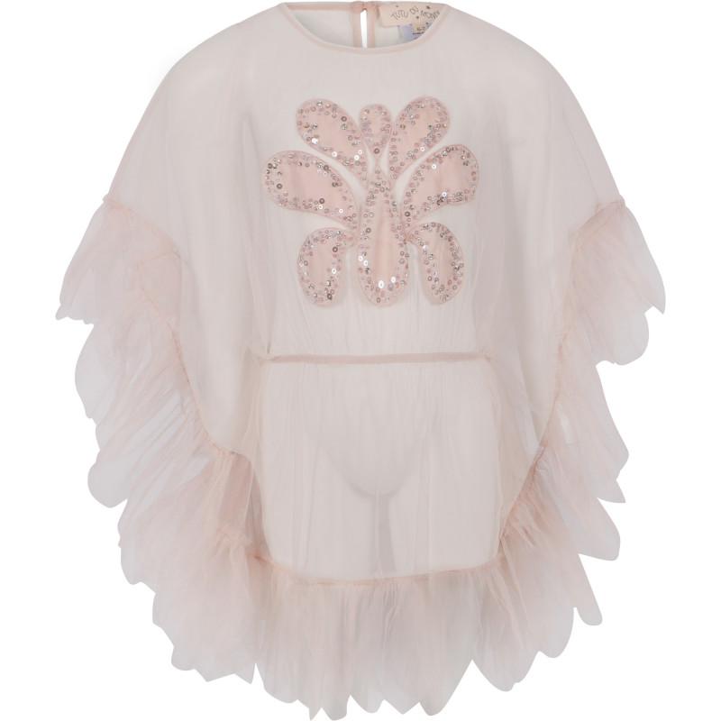 Tutu Du Monde Sequin mesh kaftan in pink