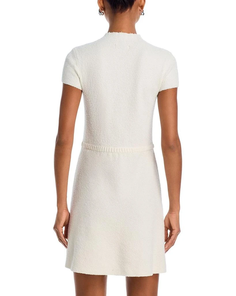 AQUA Bouclé Mock Neck Mini Dress 4