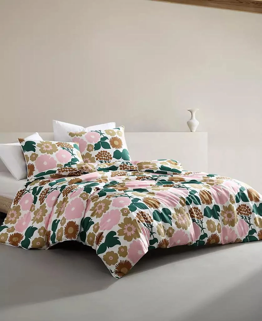 marimekko CLOSEOUT! Pieni Kukkatori Cotton 3 Piece Duvet Cover Set 3