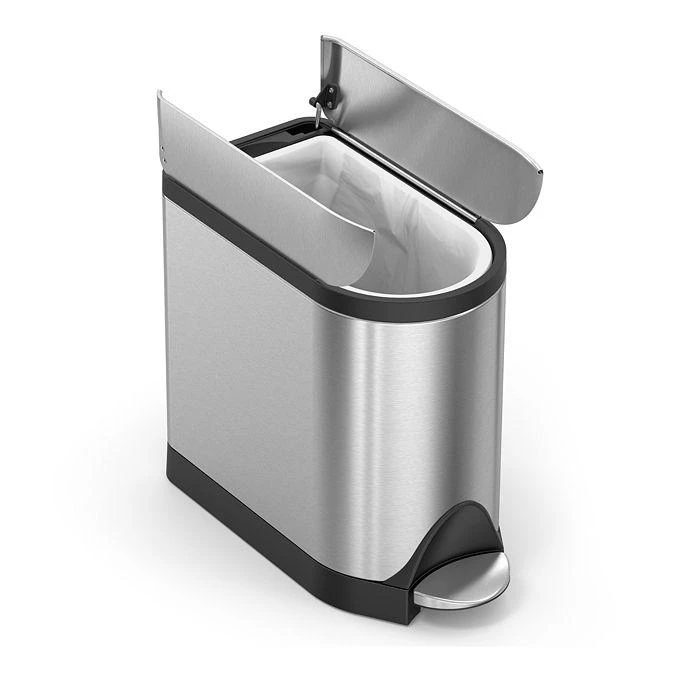 simplehuman 10L Butterfly Step Slim Trashcan 3