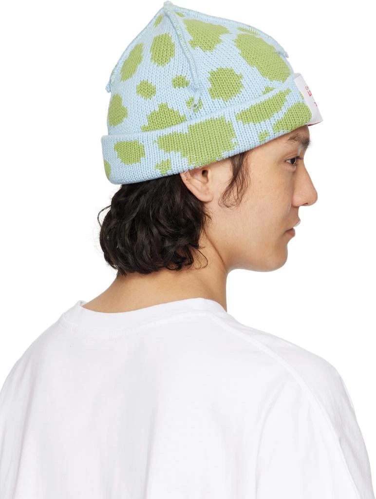 Charles Jeffrey Loverboy Blue & Green Loverboy Beanie 3