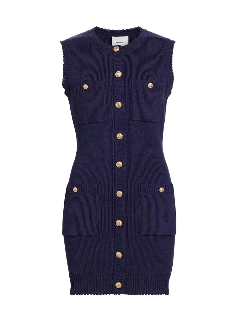 Reformation Catalina Cotton Mini Dress 1