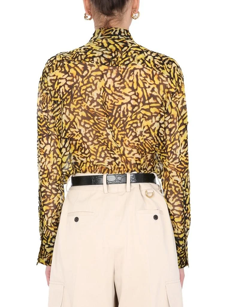Givenchy Givenchy Animal Print Zipped Shirt 2