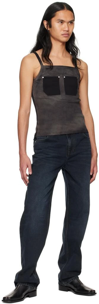 Dion Lee Black Rivet Pocket Tank Top 4